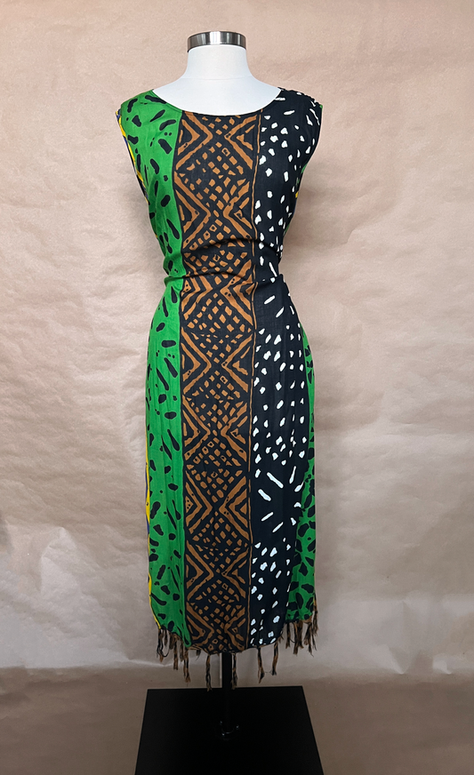 Printed Midi Dress